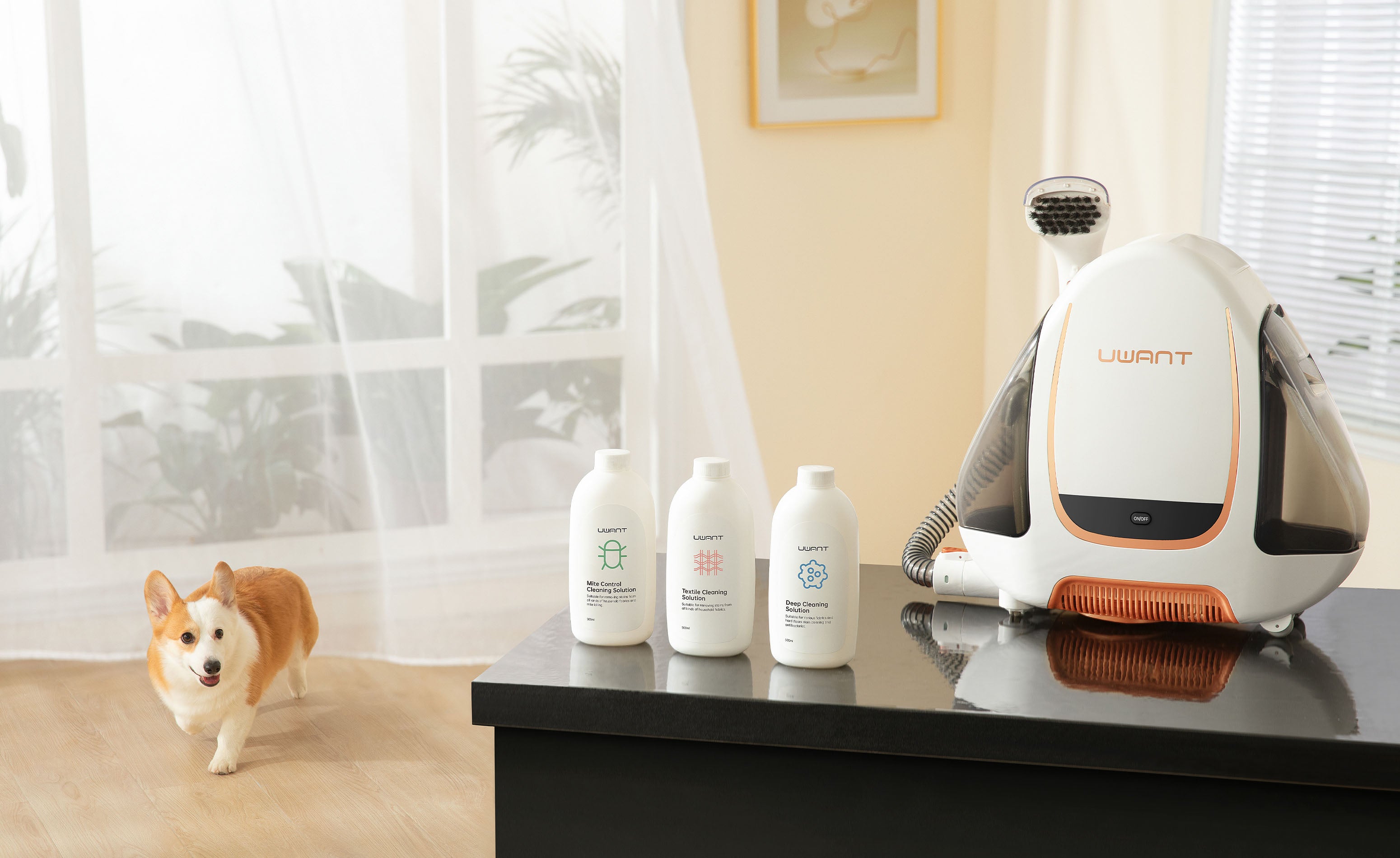 uwant B100_Use UWANT Cleaning Solution, Kill Over 99.9% Bacteria