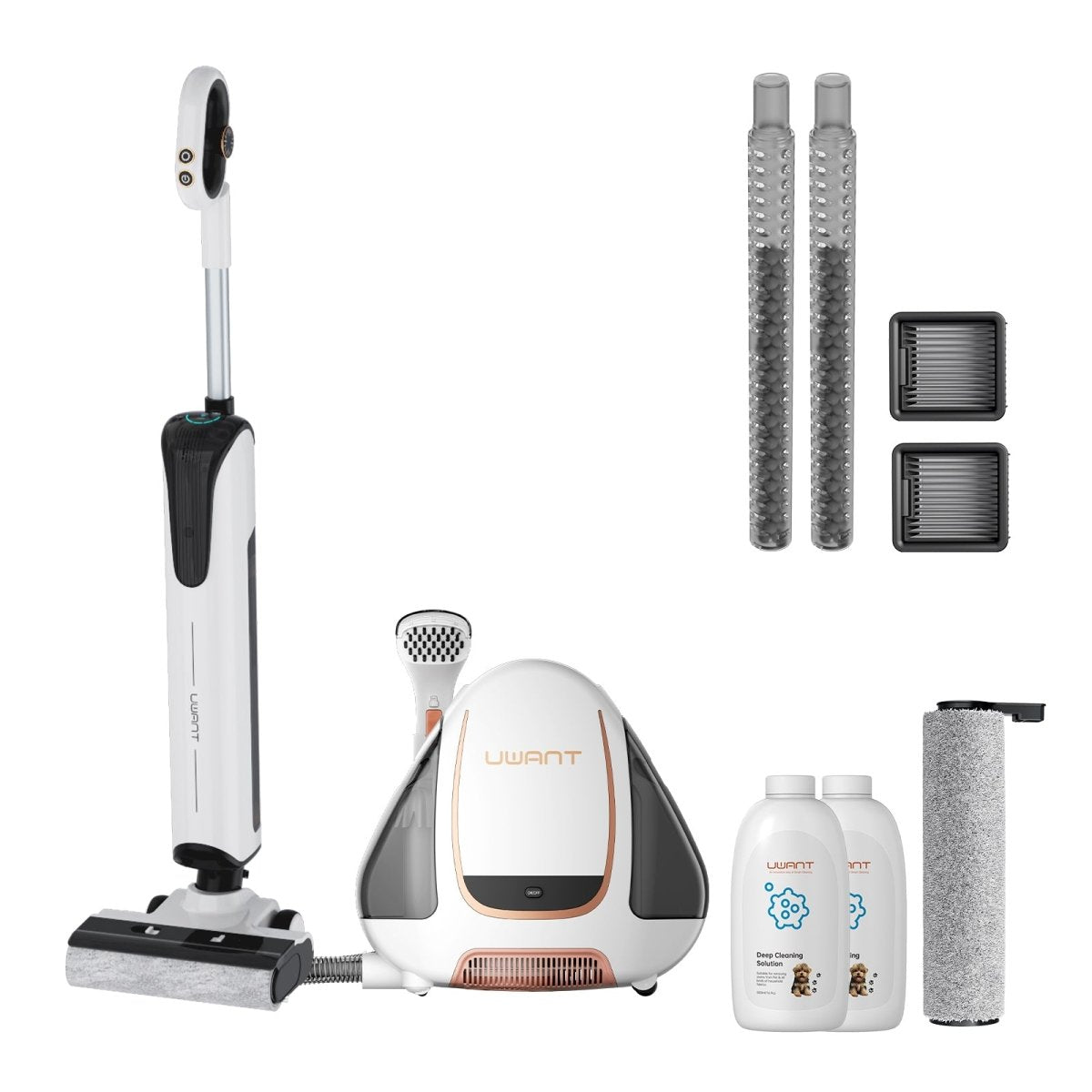 UWANT EuropeCombo - D100 Wet And Dry Vacuum Cleaner x B100 Carpet Cleaner Spot CleanerWet and Dry Vaccum Cleaners