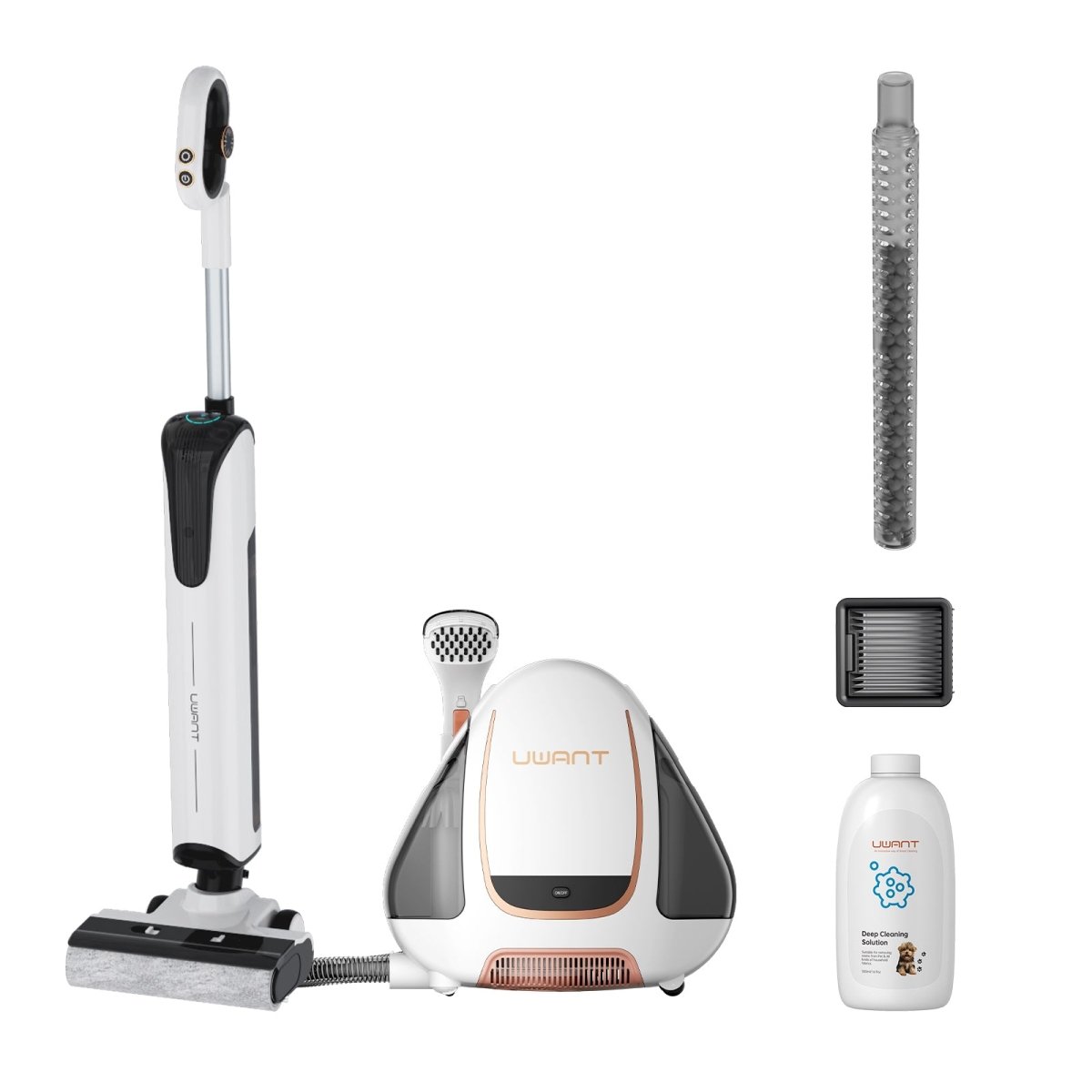 UWANT EuropeCombo - D100 Wet And Dry Vacuum Cleaner x B100 Carpet Cleaner Spot CleanerWet and Dry Vaccum Cleaners
