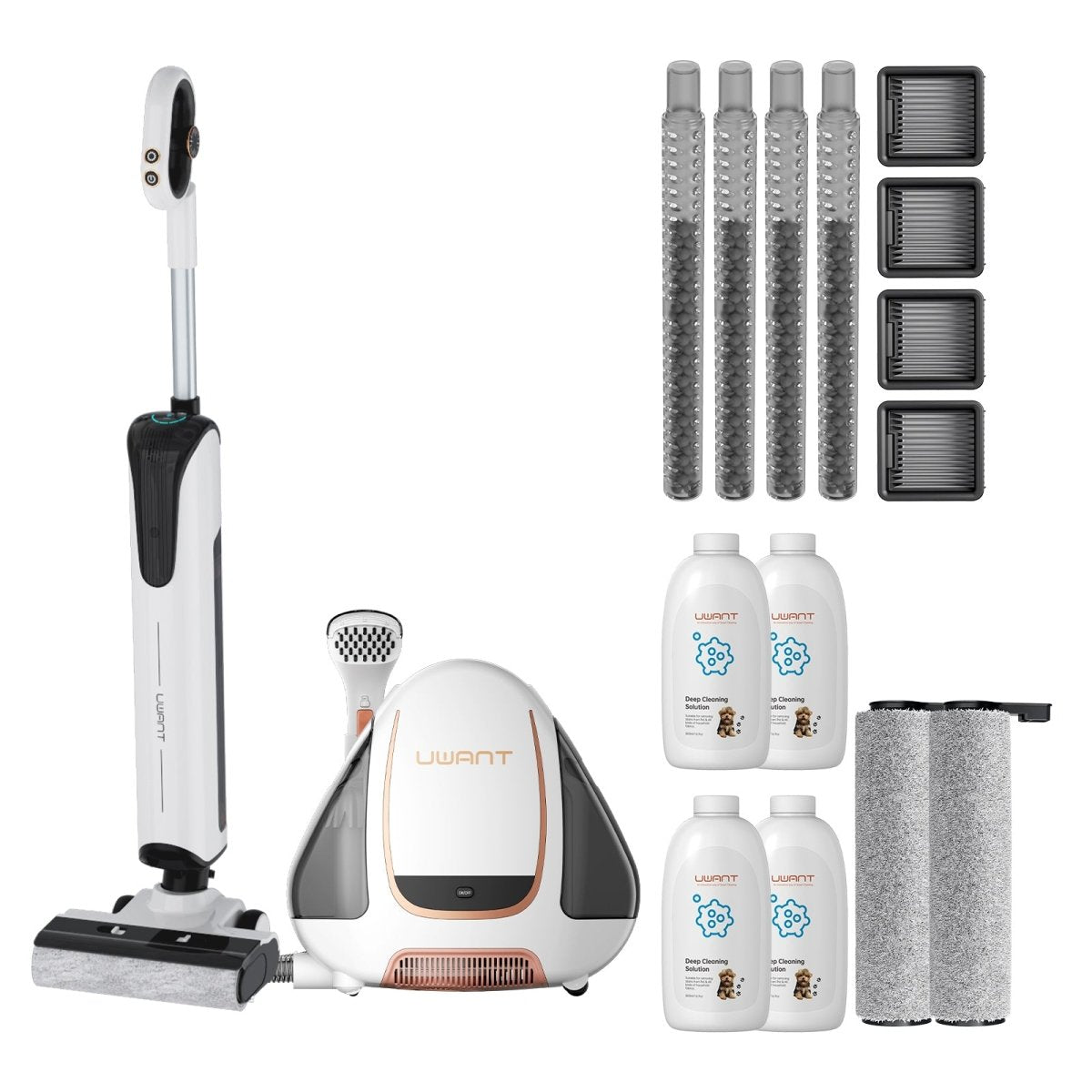 UWANT EuropeCombo - D100 Wet And Dry Vacuum Cleaner x B100 Carpet Cleaner Spot CleanerWet and Dry Vaccum Cleaners