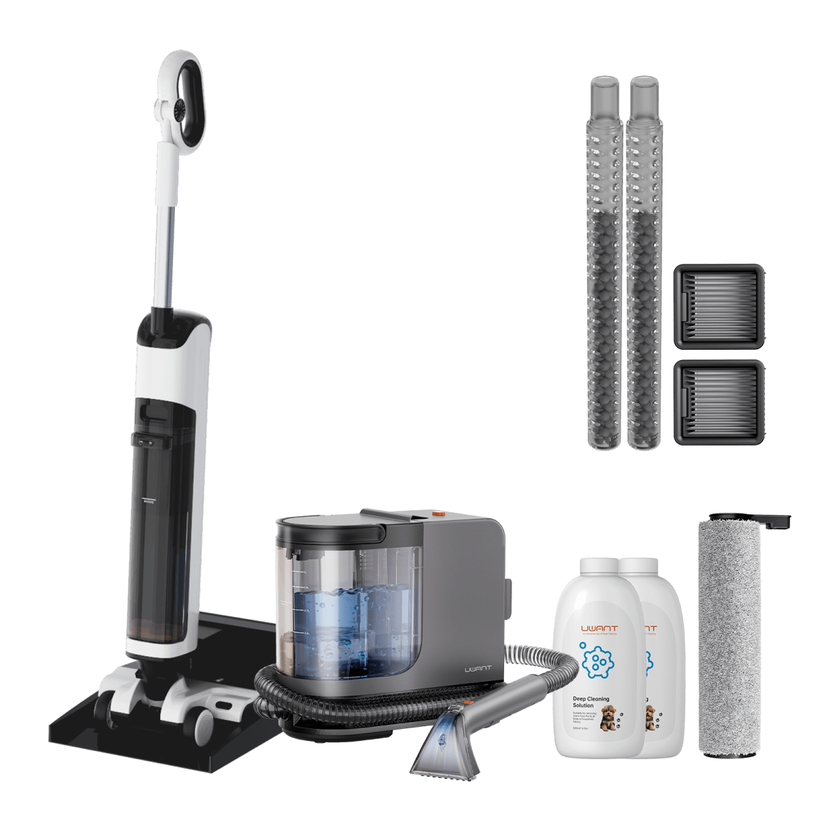 UWANT EUCombo - D100 Wet And Dry Vacuum Cleaner x B400 Steam Cleaner Spot CleanerWet and Dry Vaccum Cleaners