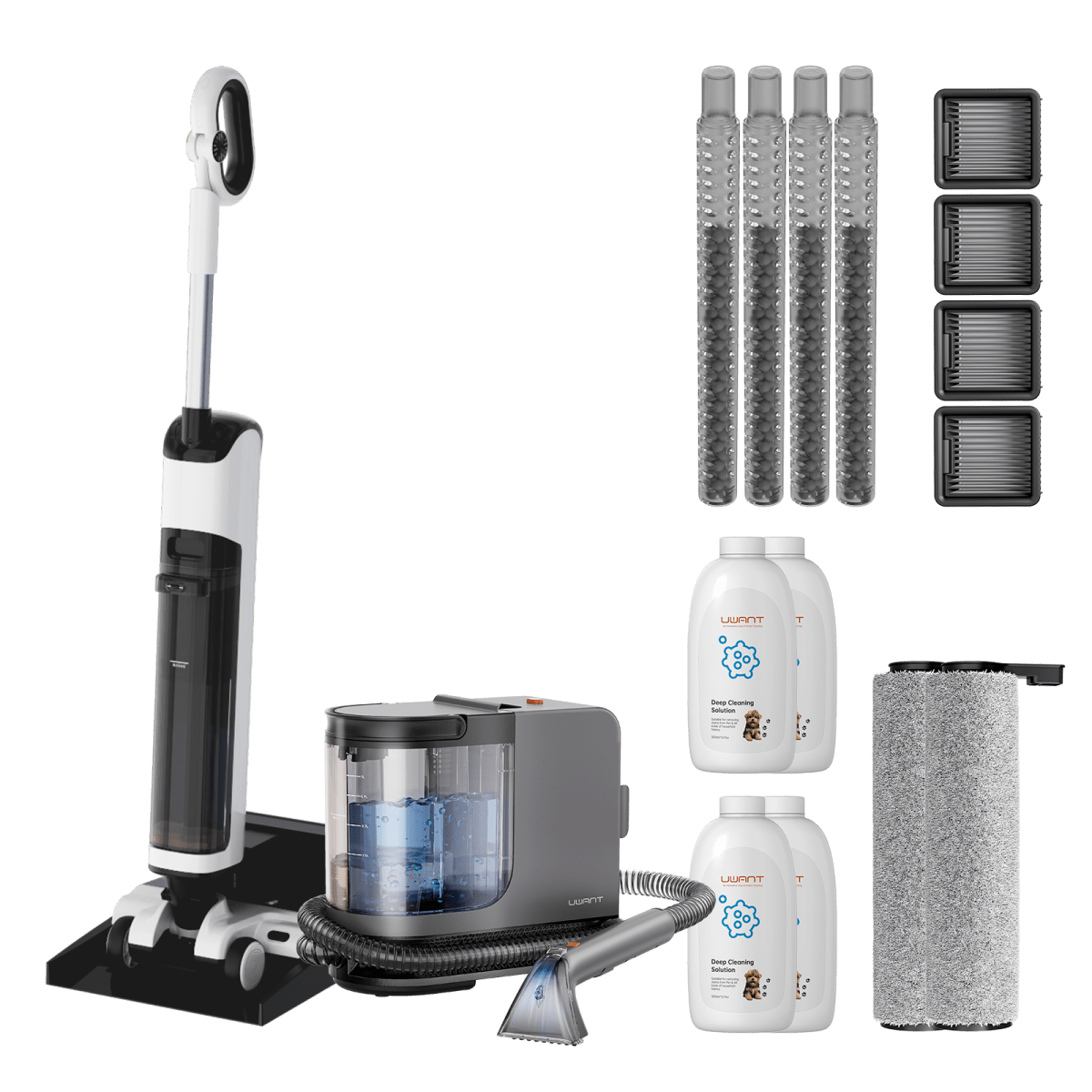 UWANT EUCombo - D100 Wet And Dry Vacuum Cleaner x B400 Steam Cleaner Spot CleanerWet and Dry Vaccum Cleaners