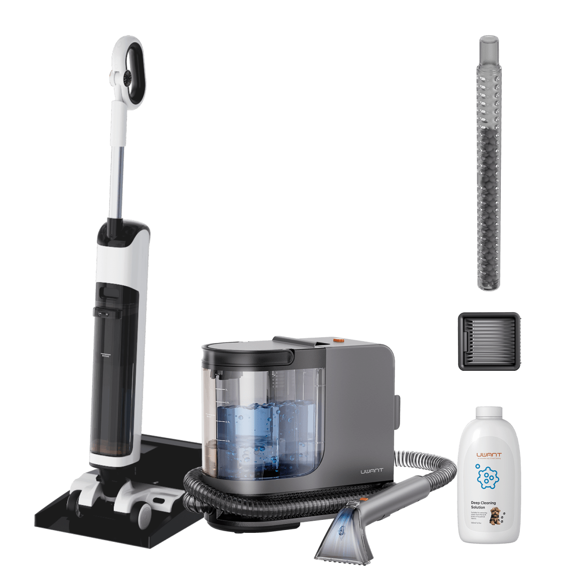 UWANT EUCombo - D100 Wet And Dry Vacuum Cleaner x B400 Steam Cleaner Spot CleanerWet and Dry Vaccum Cleaners