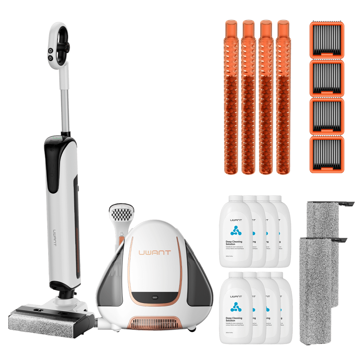 UWANT EUCombo - D700 Wet And Dry Vacuum Cleaner x B100 Carpet Cleaner Spot Cleaner