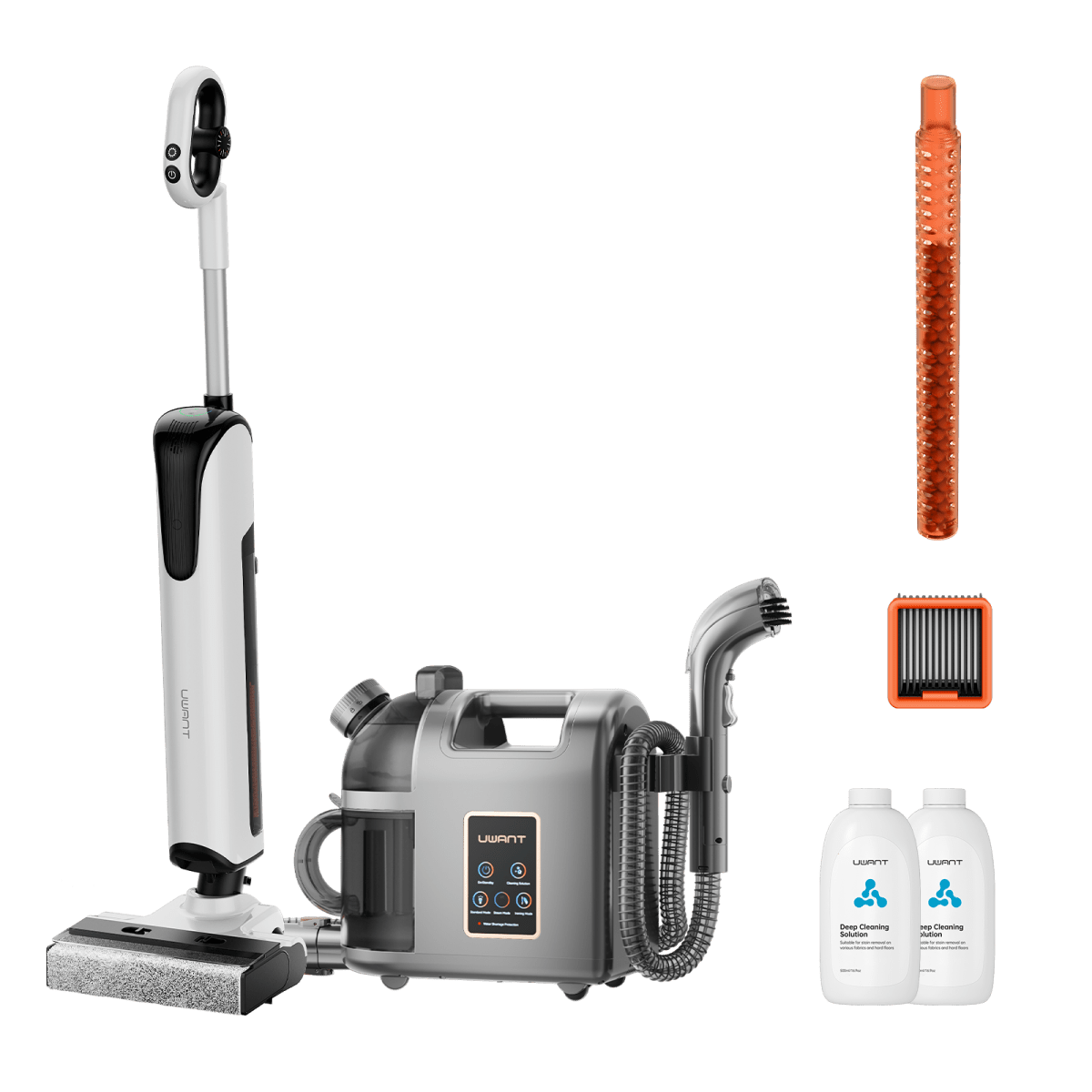 UWANT EUCombo - D700 Wet And Dry Vacuum Cleaner x B200 Steam Cleaner