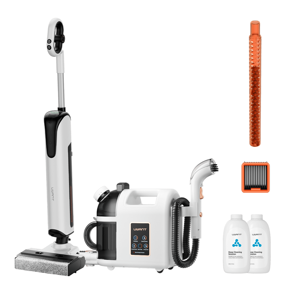 UWANT EUCombo - D700 Wet And Dry Vacuum Cleaner x B200 Steam Cleaner
