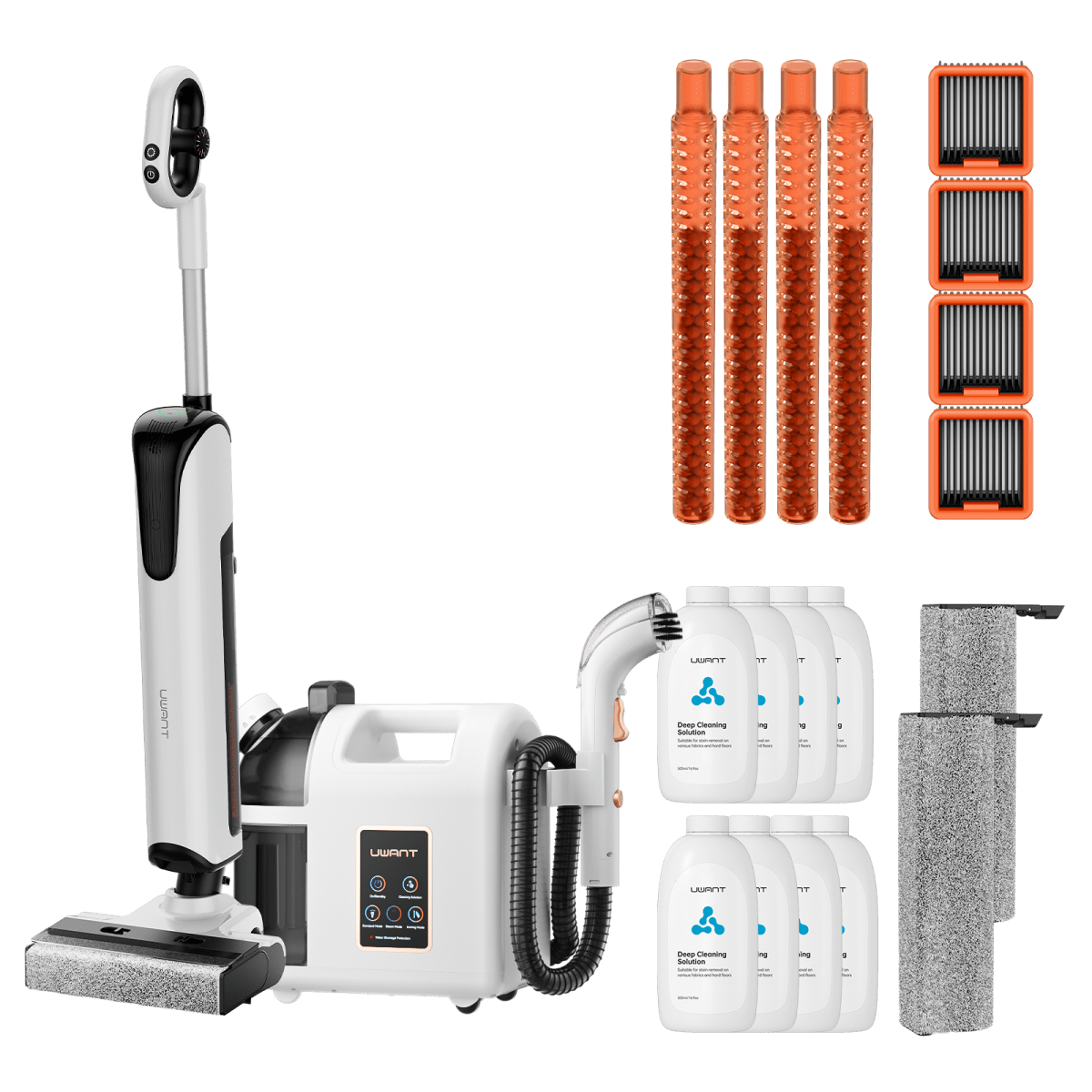 UWANT EUCombo - D700 Wet And Dry Vacuum Cleaner x B200 Steam Cleaner