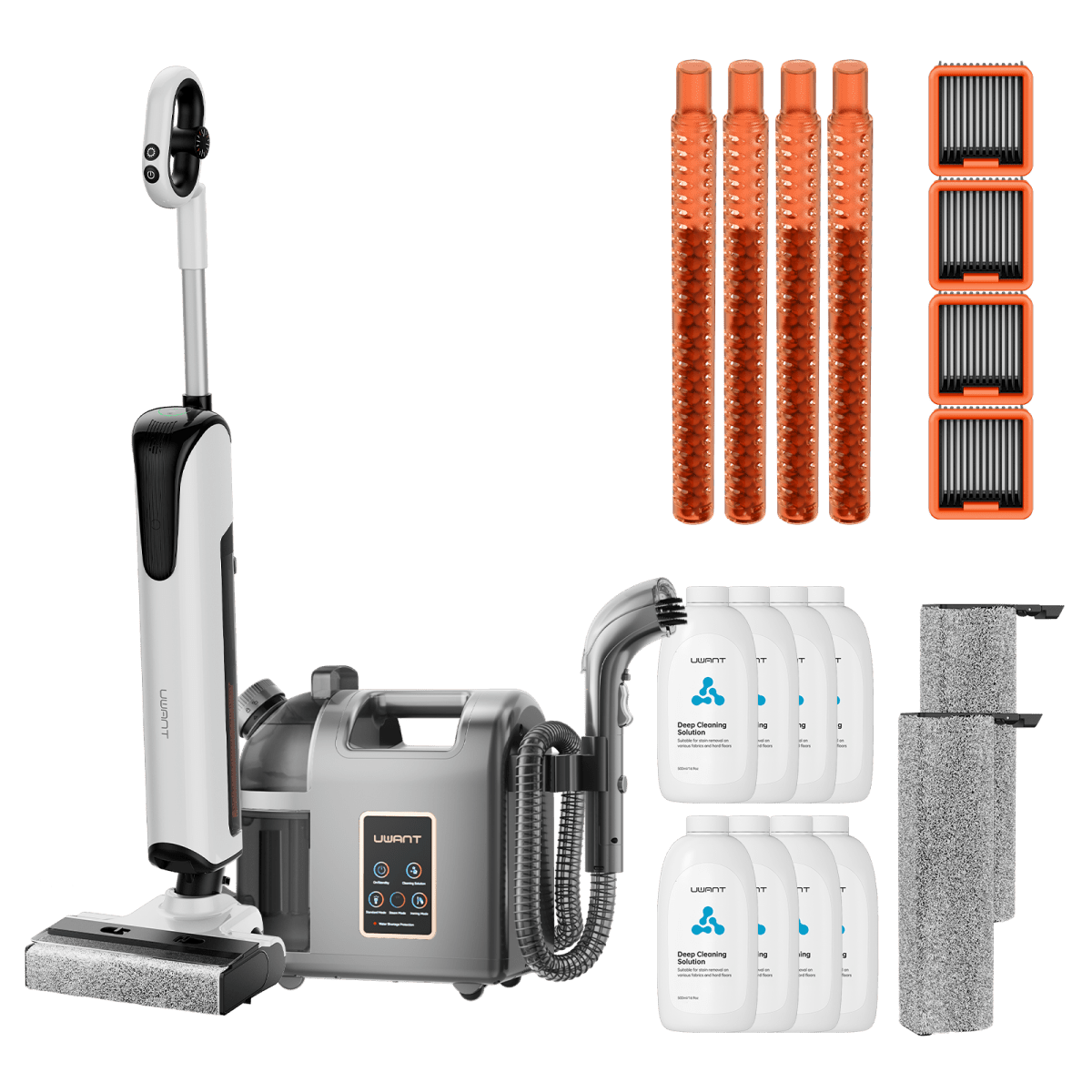 UWANT EUCombo - D700 Wet And Dry Vacuum Cleaner x B200 Steam Cleaner