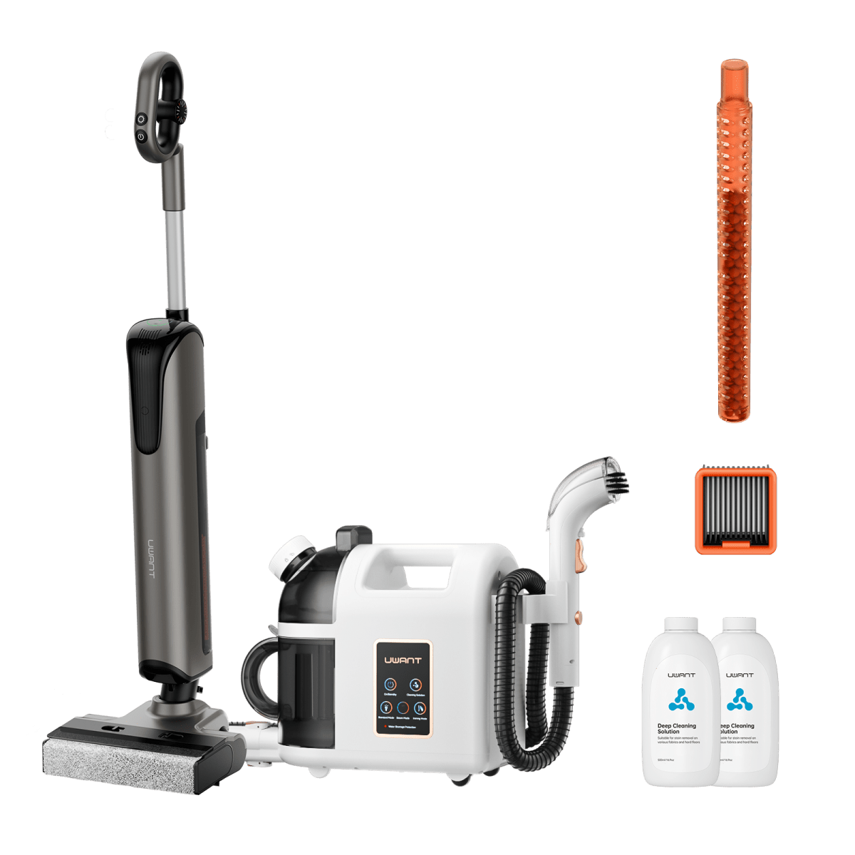 UWANT EUCombo - D700 Wet And Dry Vacuum Cleaner x B200 Steam Cleaner