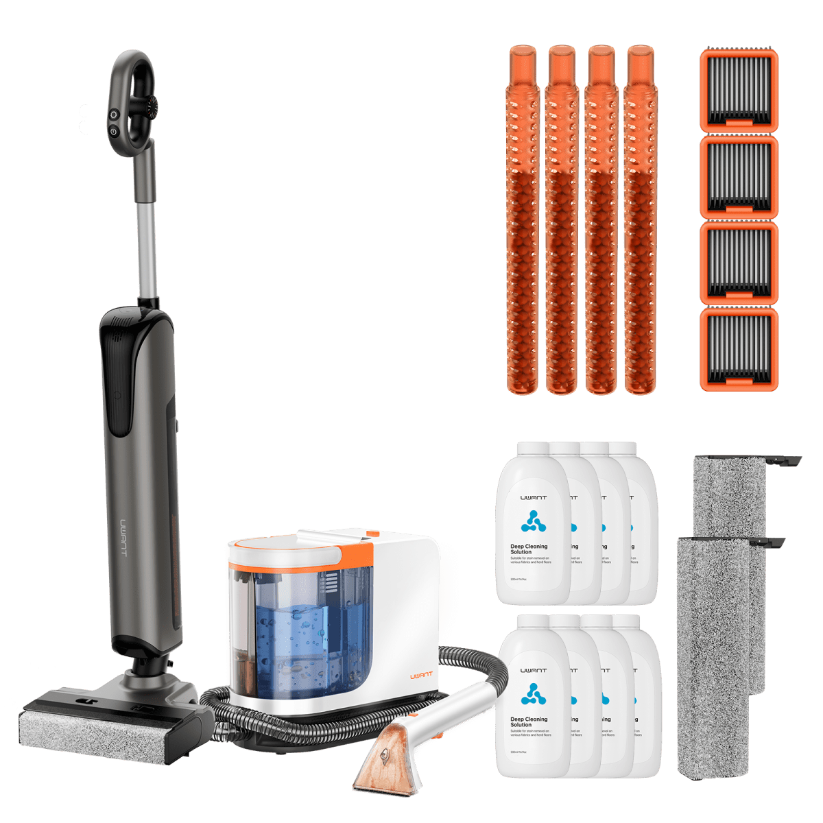 UWANT EUCombo - D700 Wet And Dry Vacuum Cleaner x B300 Pro Quiet Clean Spot Cleaner Carpet Cleaner