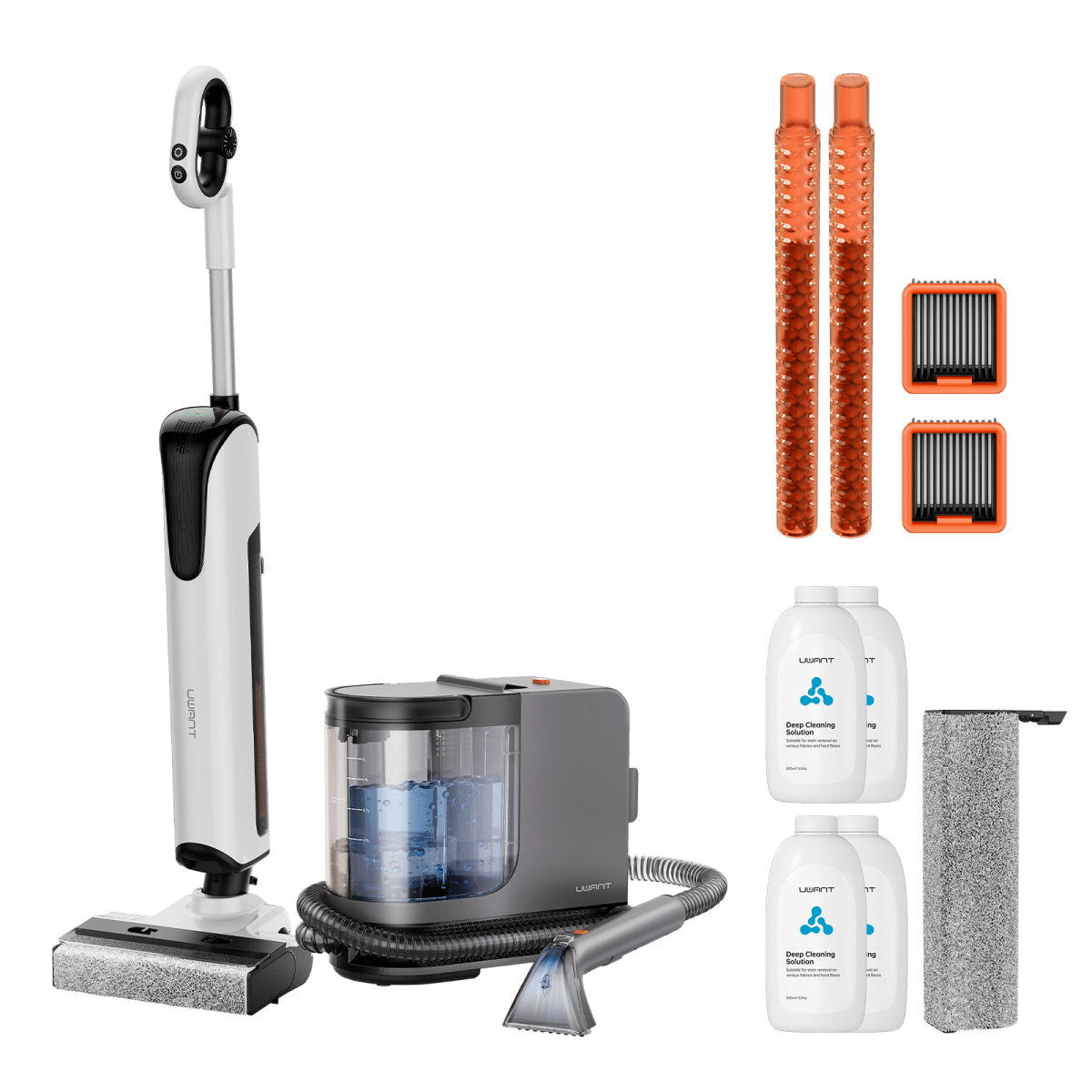 UWANT EUCombo - D700 Wet And Dry Vacuum Cleaner x B400 Steam Cleaner Spot Cleaner