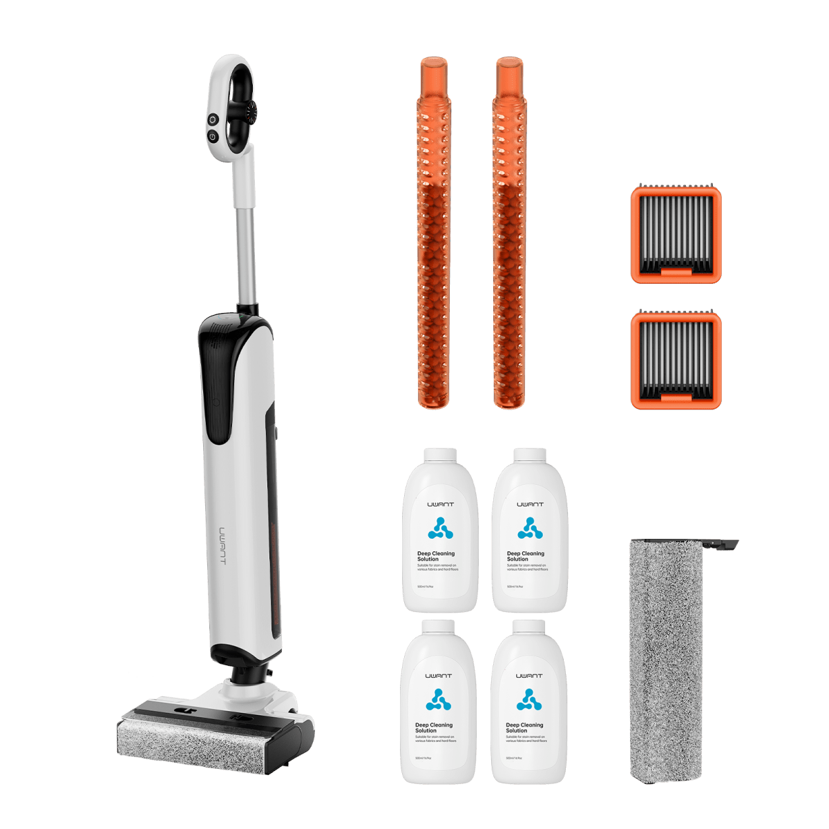 UWANT EUUWANT D700 Wet And Dry Vacuum Cleaner With World's First D - Shaped Rolling Brush(for bundle))Wet and Dry Vaccum Cleaners