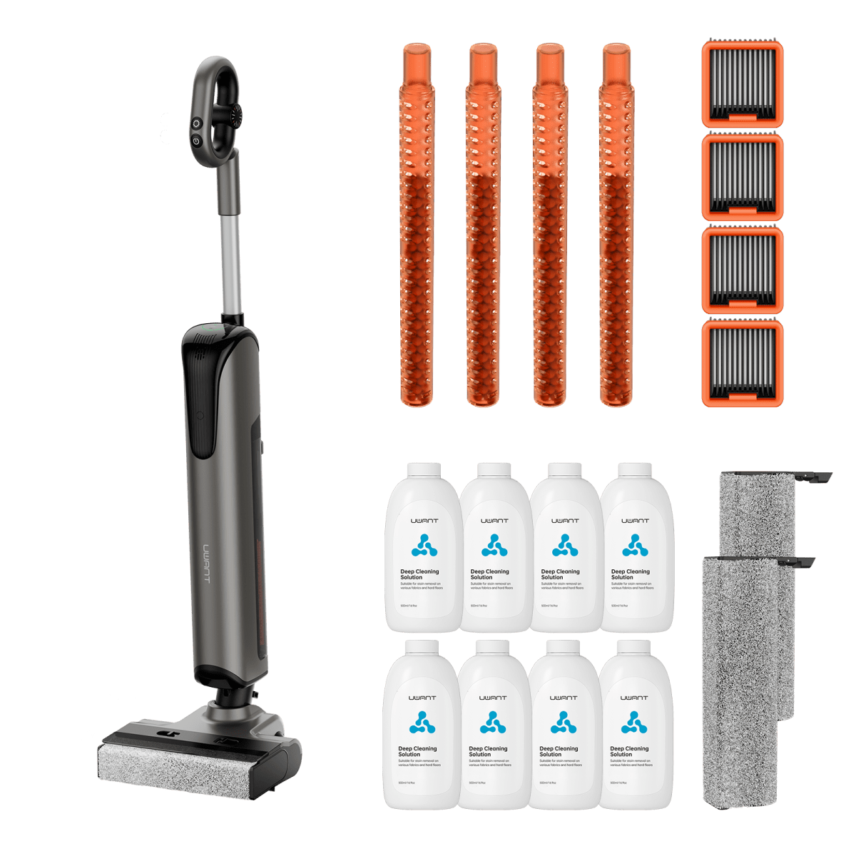 UWANT EUUWANT D700 Wet And Dry Vacuum Cleaner With World's First D - Shaped Rolling Brush(for bundle))Wet and Dry Vaccum Cleaners