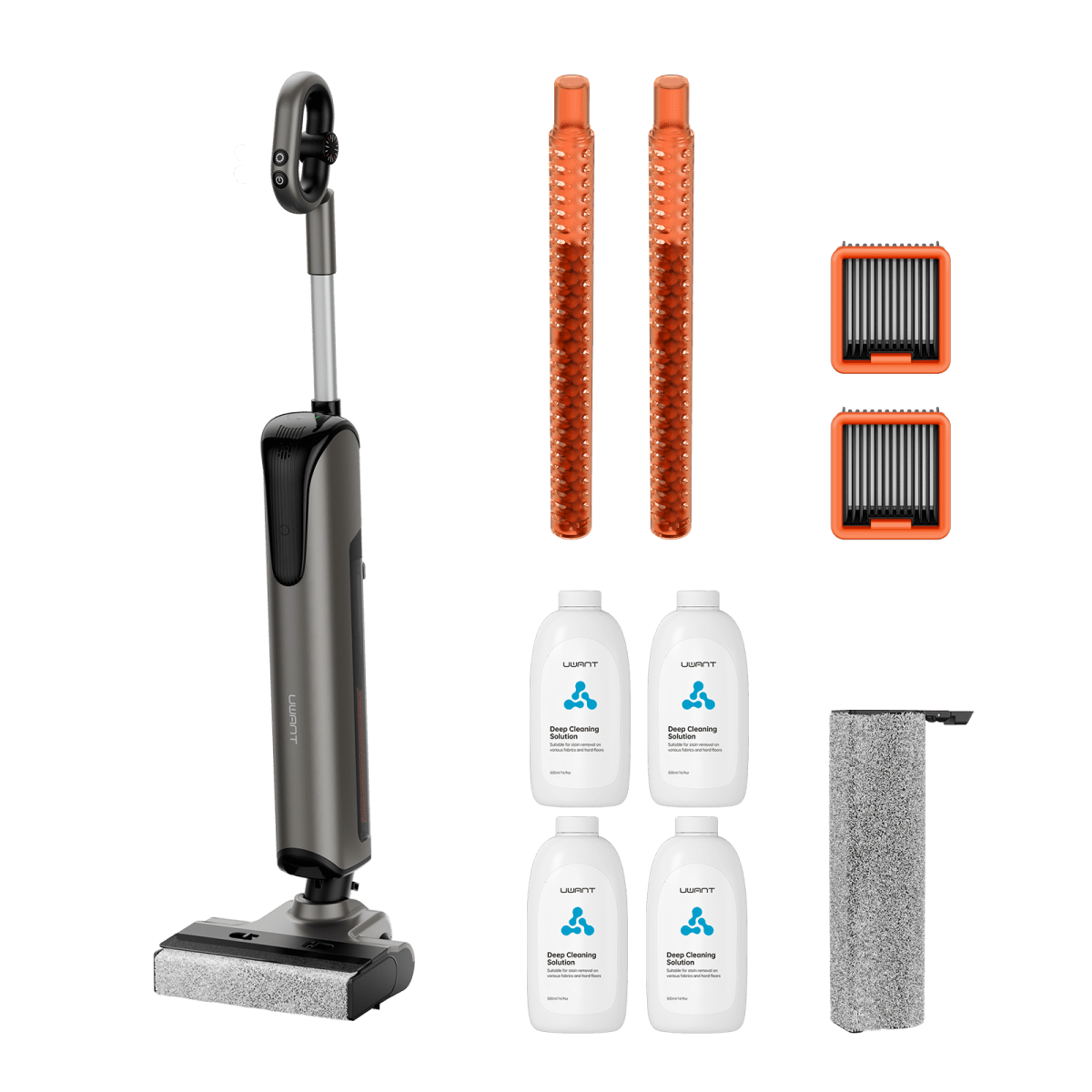 UWANT EUUWANT D700 Wet And Dry Vacuum Cleaner With World's First D - Shaped Rolling Brush(for bundle))Wet and Dry Vaccum Cleaners