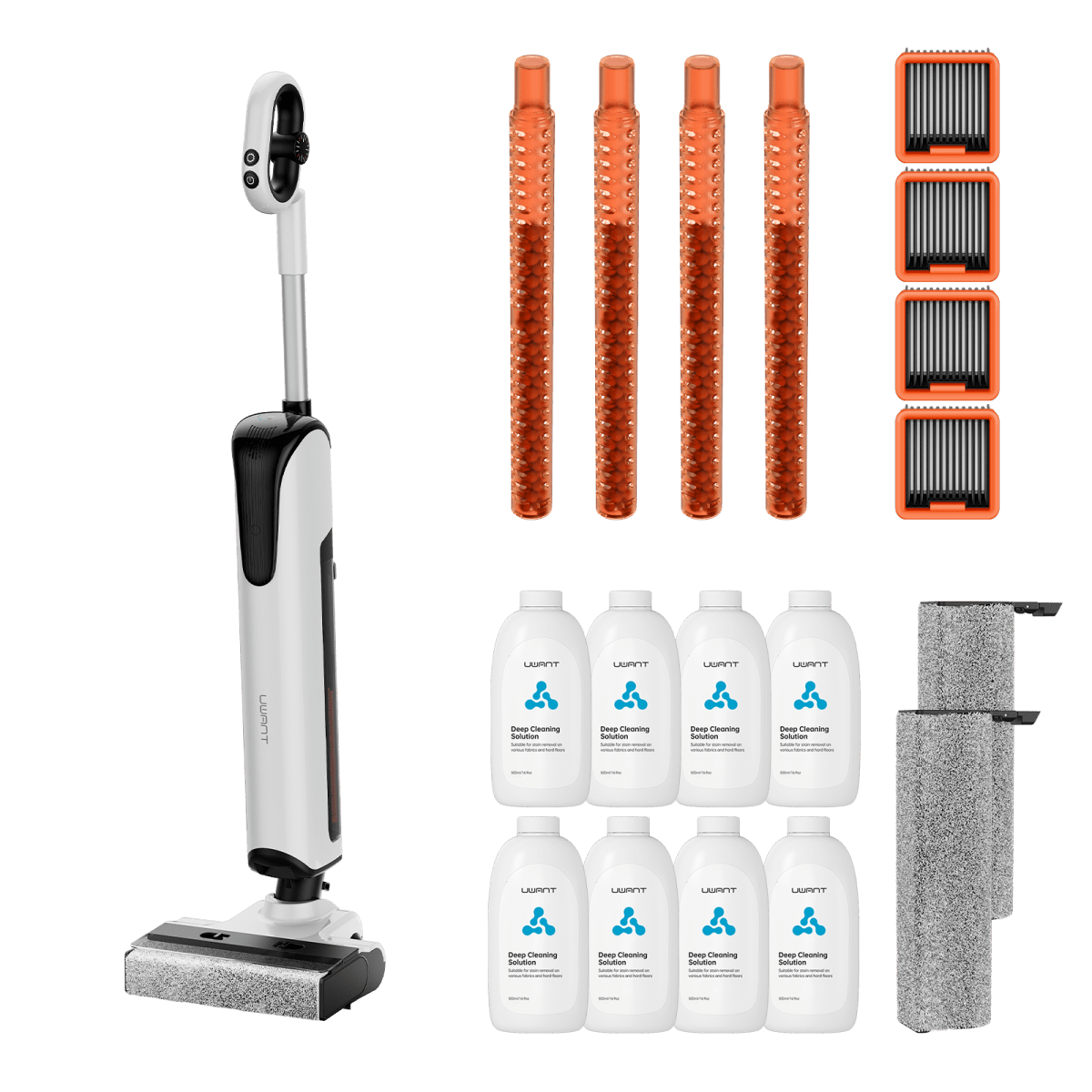 UWANT EUUWANT D700 Wet And Dry Vacuum Cleaner With World's First D - Shaped Rolling Brush(for bundle))Wet and Dry Vaccum Cleaners