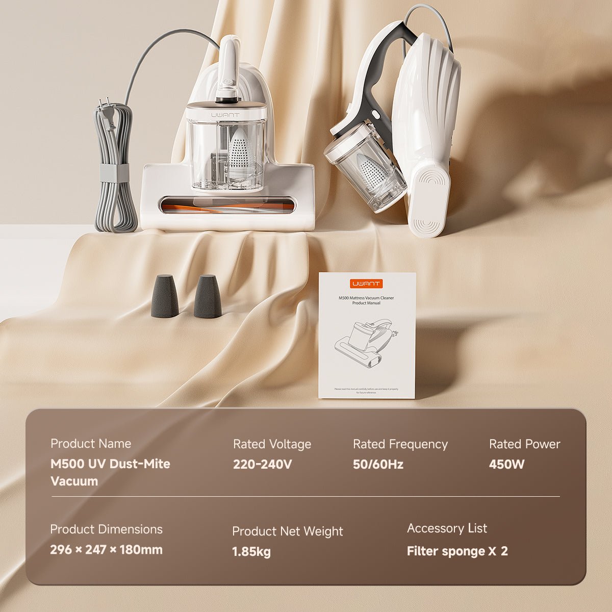 UWANT EUUWANT Mite Remover M500Mite Vacuum Cleaner
