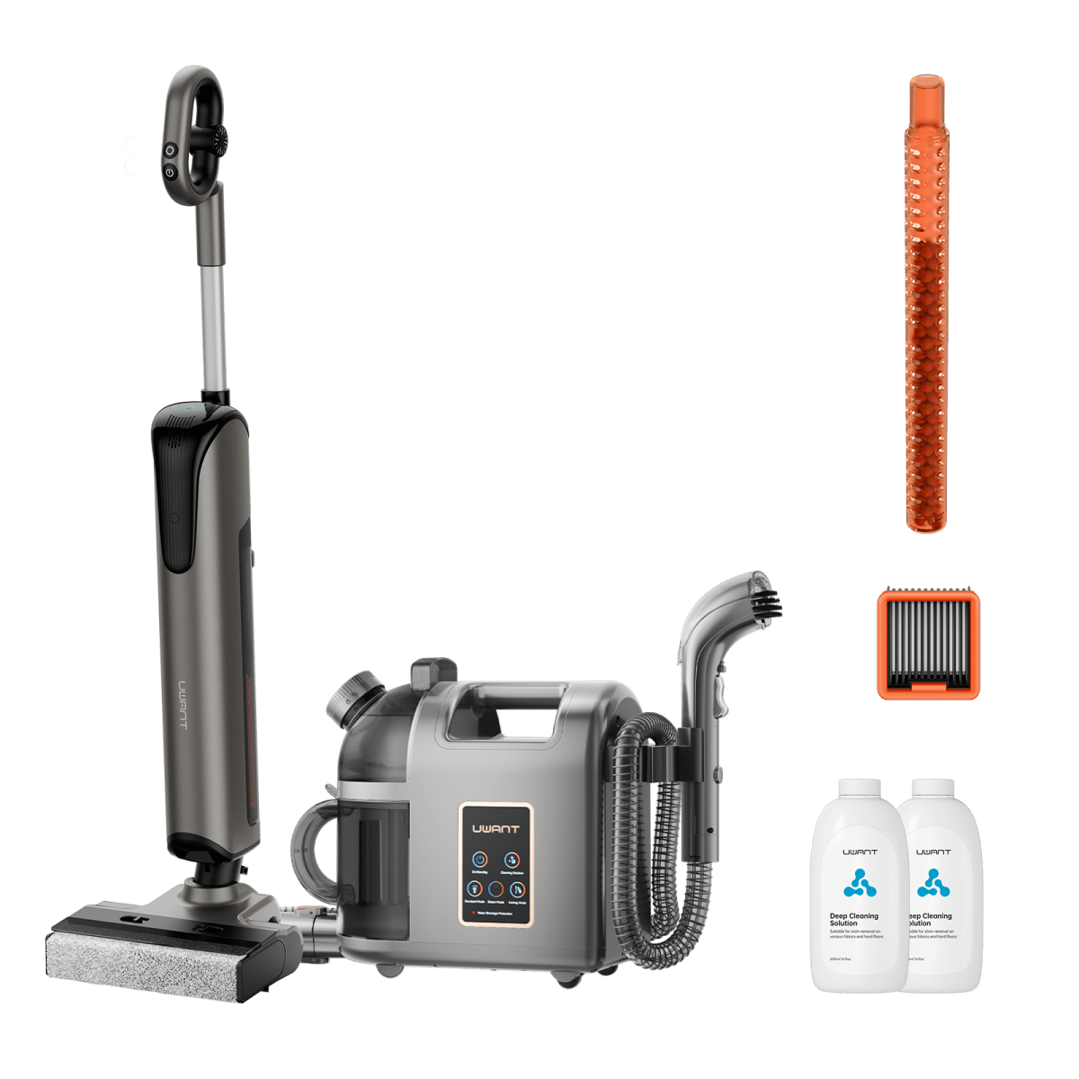 UWANT EUCombo - D700 Wet And Dry Vacuum Cleaner x B200 Steam Cleaner