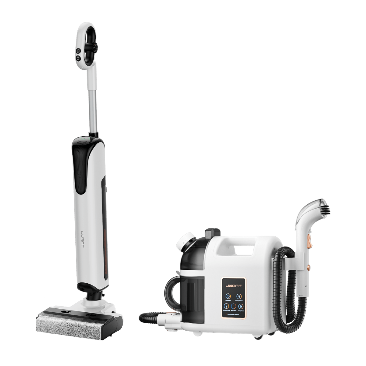 UWANT EUCombo - D700 Wet And Dry Vacuum Cleaner x B200 Steam Cleaner