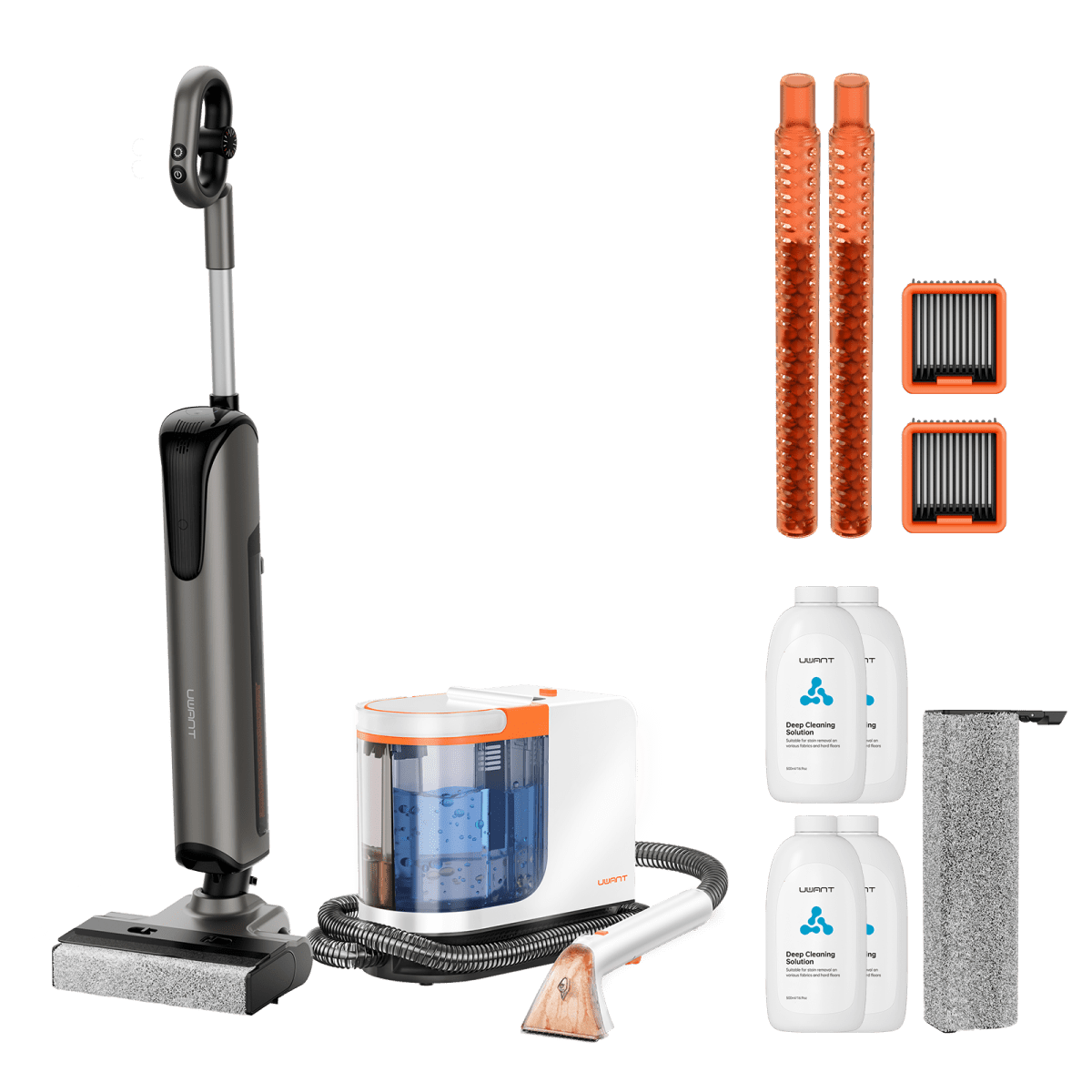 UWANT EUCombo - D700 Wet And Dry Vacuum Cleaner x B300 Pro Quiet Clean Spot Cleaner Carpet Cleaner