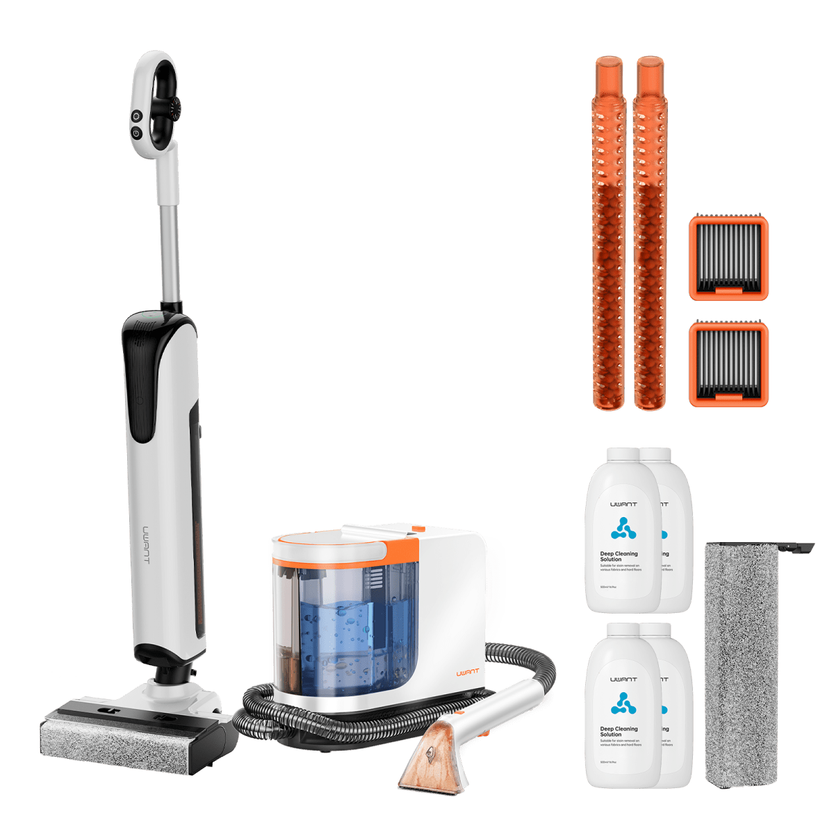 UWANT EUCombo - D700 Wet And Dry Vacuum Cleaner x B300 Pro Quiet Clean Spot Cleaner Carpet Cleaner