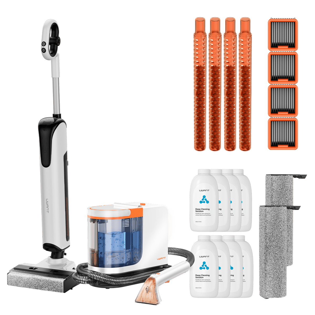 UWANT EUCombo - D700 Wet And Dry Vacuum Cleaner x B300 Pro Quiet Clean Spot Cleaner Carpet Cleaner