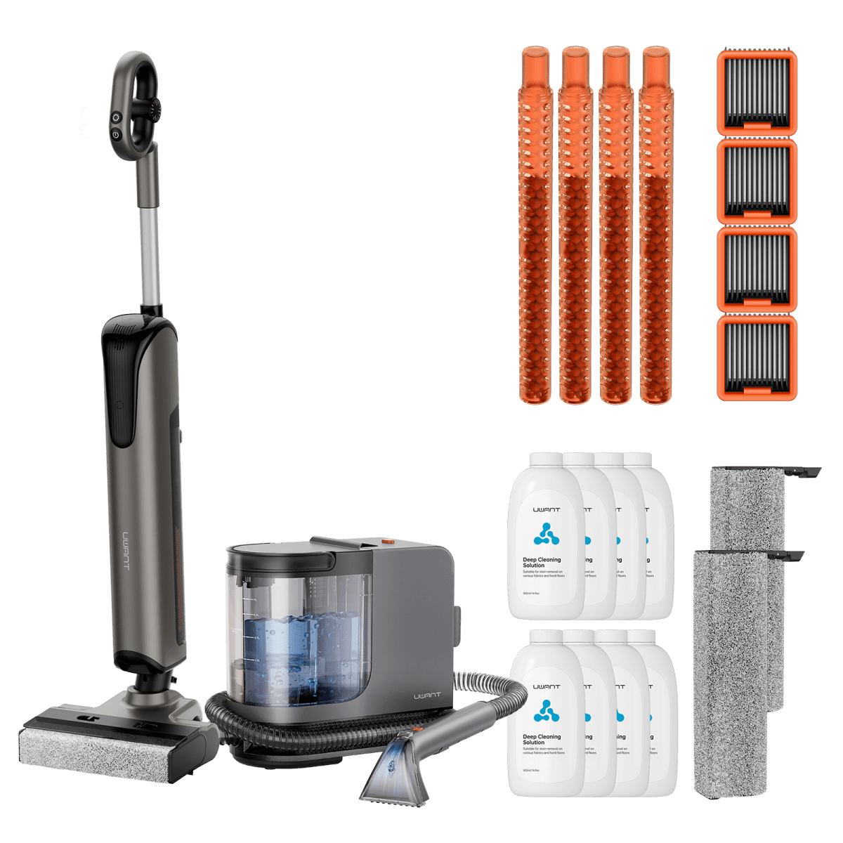 UWANT EUCombo - D700 Wet And Dry Vacuum Cleaner x B400 Steam Cleaner Spot Cleaner