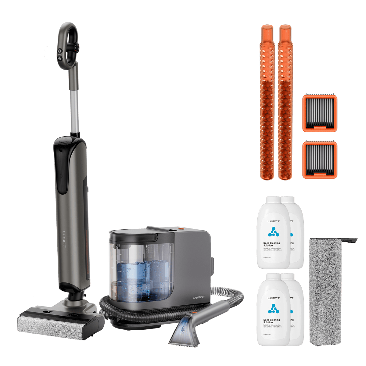 UWANT EUCombo - D700 Wet And Dry Vacuum Cleaner x B400 Steam Cleaner Spot Cleaner