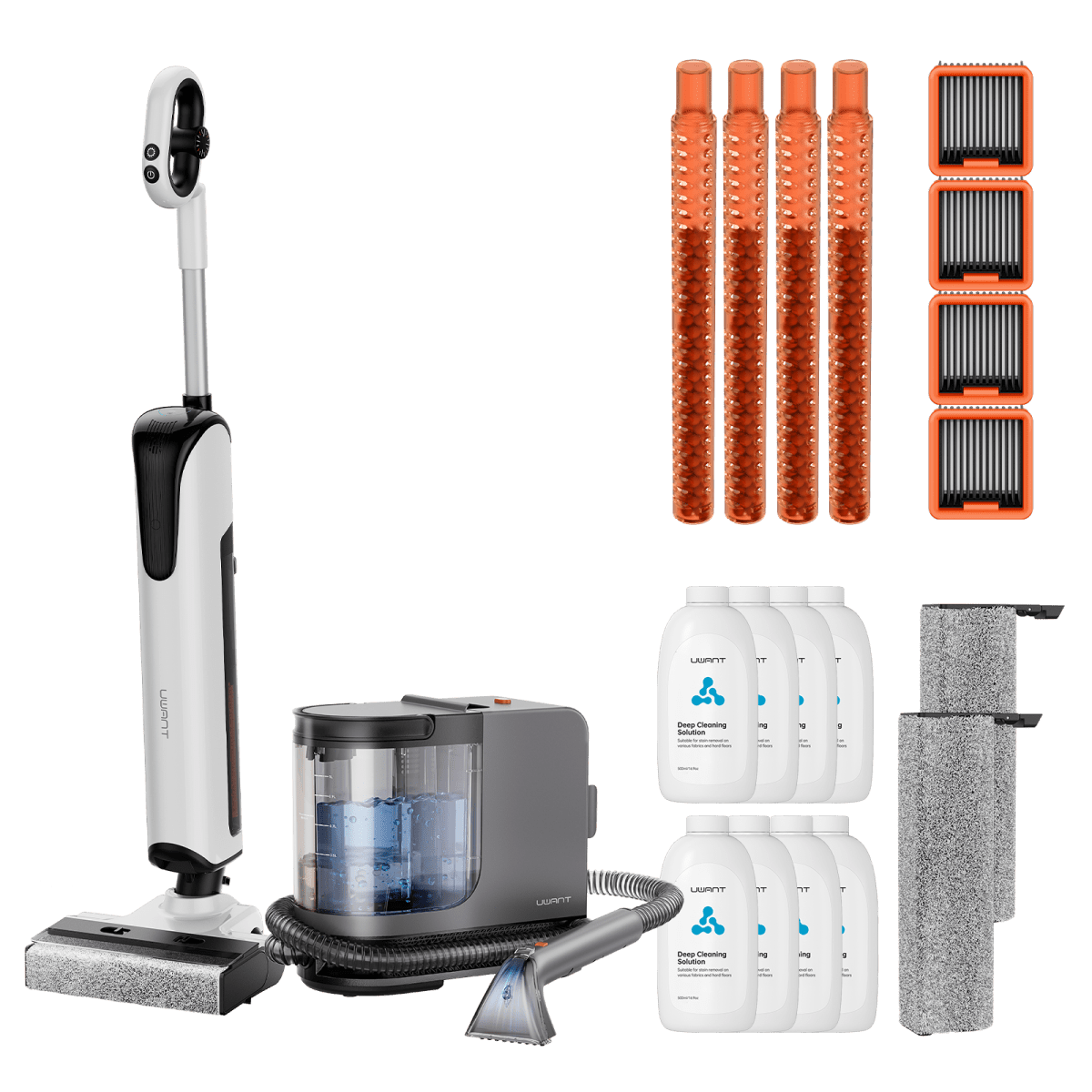 UWANT EUCombo - D700 Wet And Dry Vacuum Cleaner x B400 Steam Cleaner Spot Cleaner