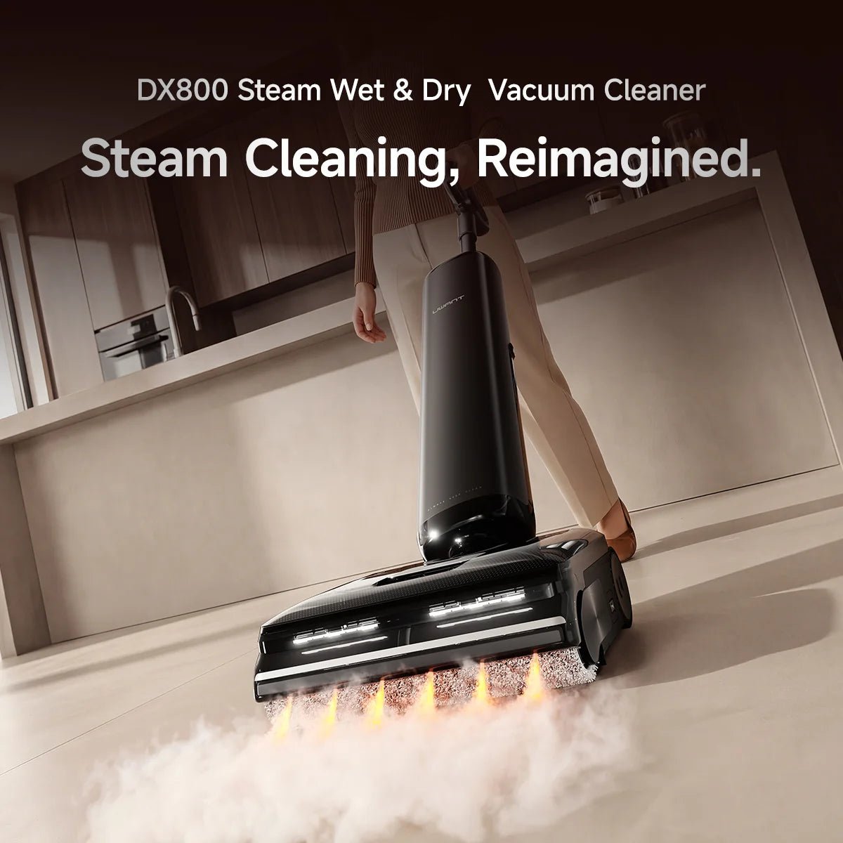 UWANT EUUWANT DX800 Steam Wet & Dry Vacuum Cleaner with Steam CleaningWet and Dry Vaccum Cleaners