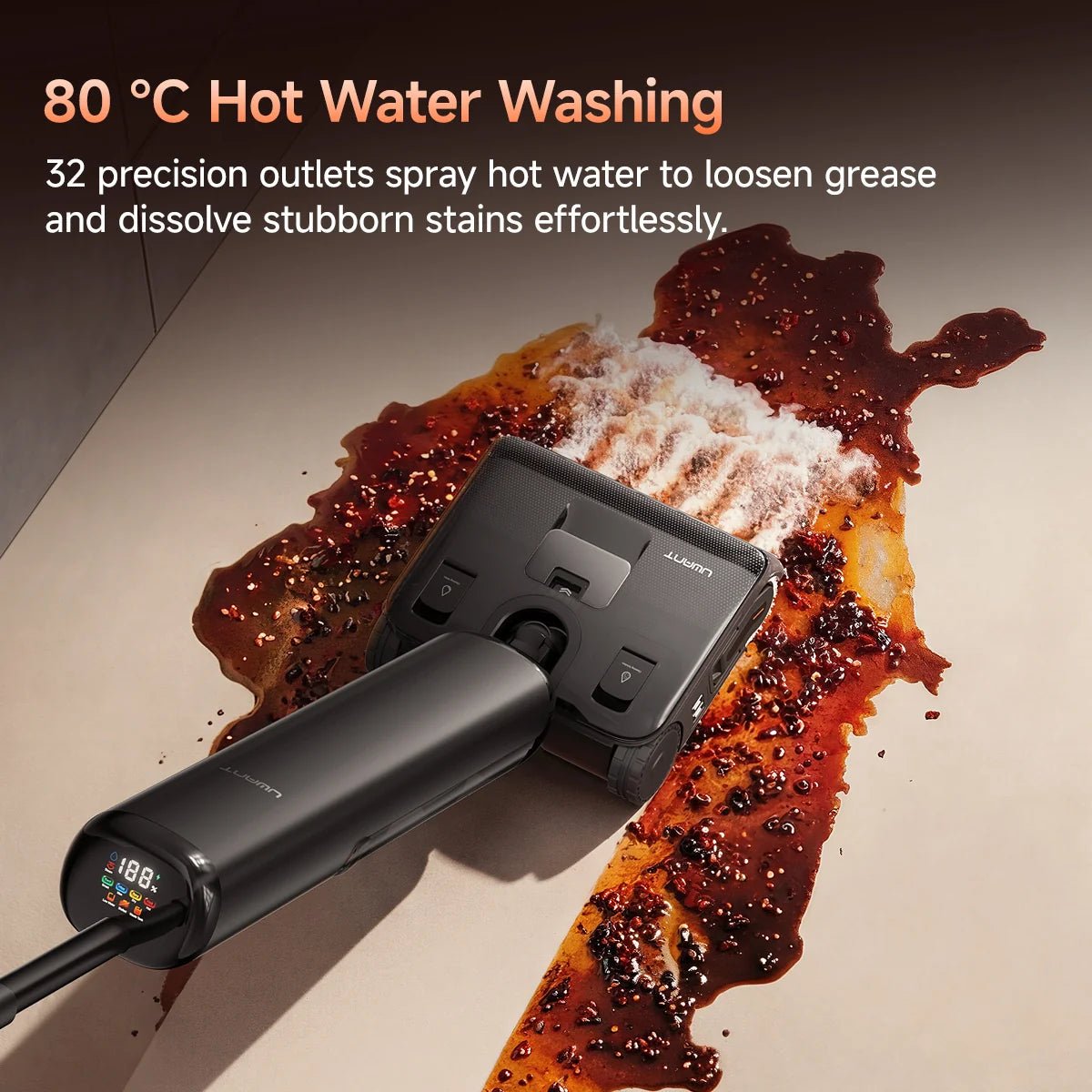 UWANT EUUWANT DX800 Steam Wet & Dry Vacuum Cleaner with Steam CleaningWet and Dry Vaccum Cleaners