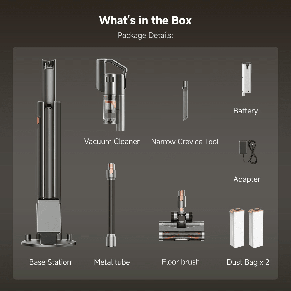 UWANT EUUWANT V500 Self - Emptying Stick VacuumVacuum Cleaner