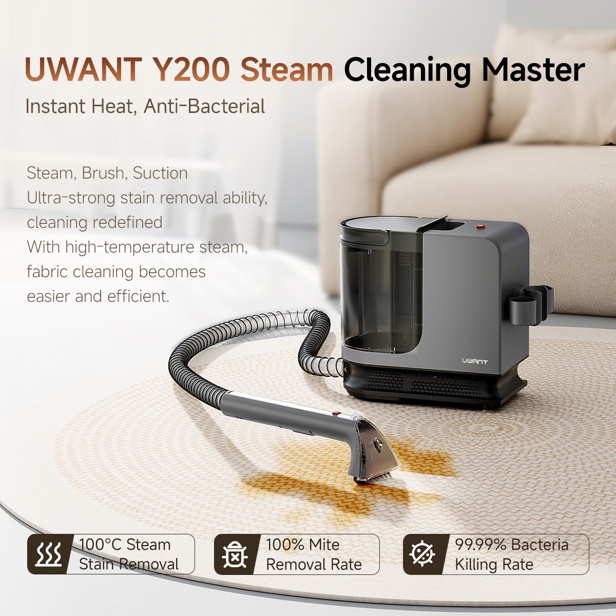 UWANT EUUWANT Y200 Steam Fabric Cleaning Machine