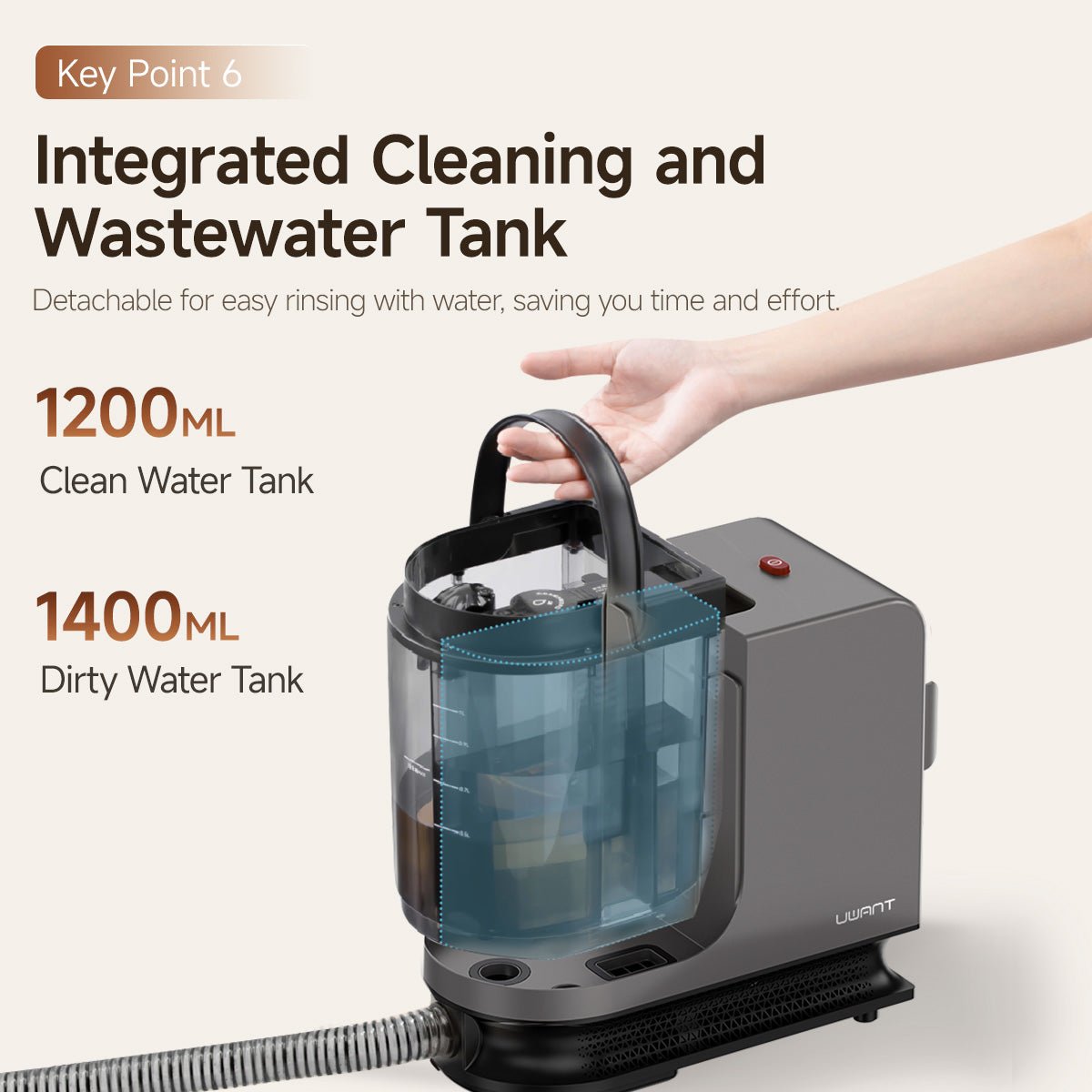 UWANT EUUWANT Y200 Steam Fabric Cleaning Machine
